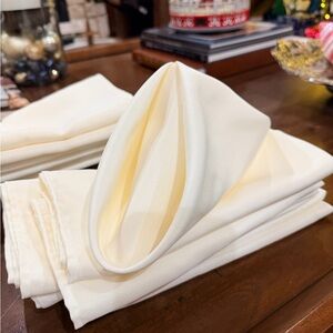 Cream Napkin Set